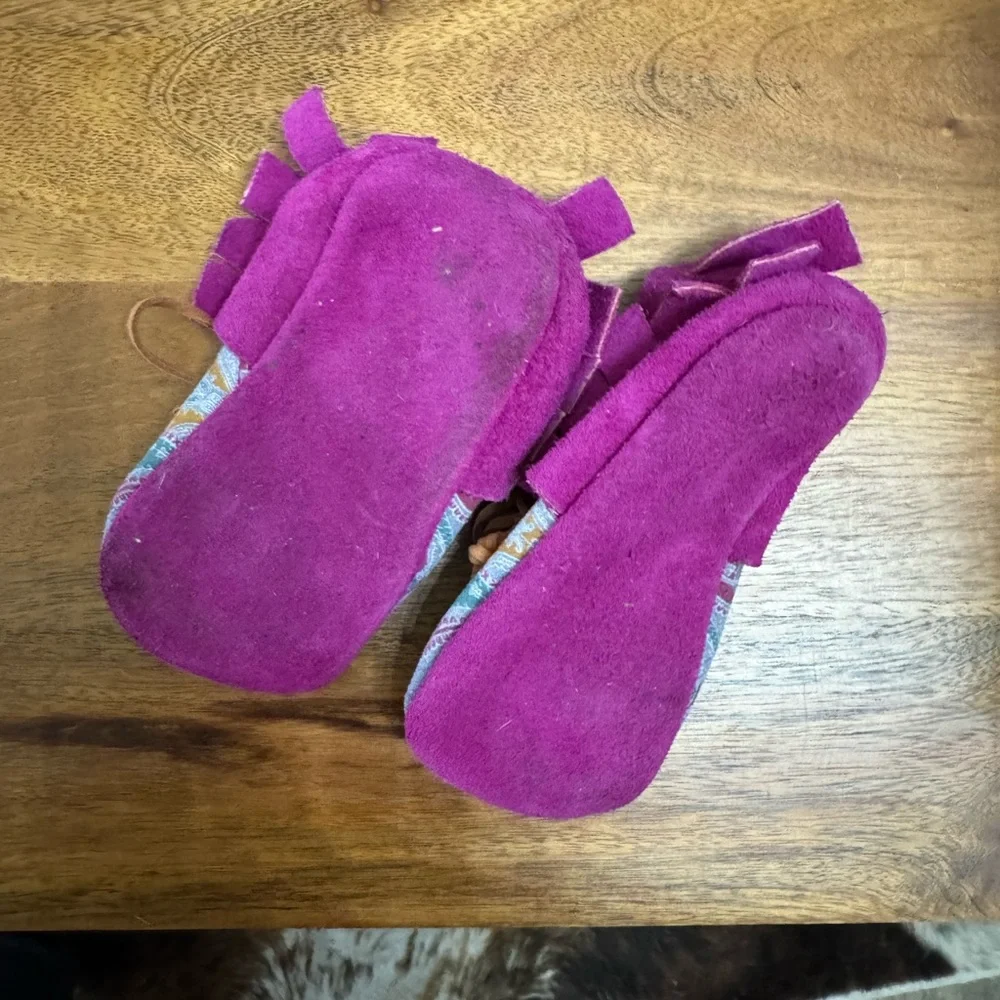 Handmade kids moccasins